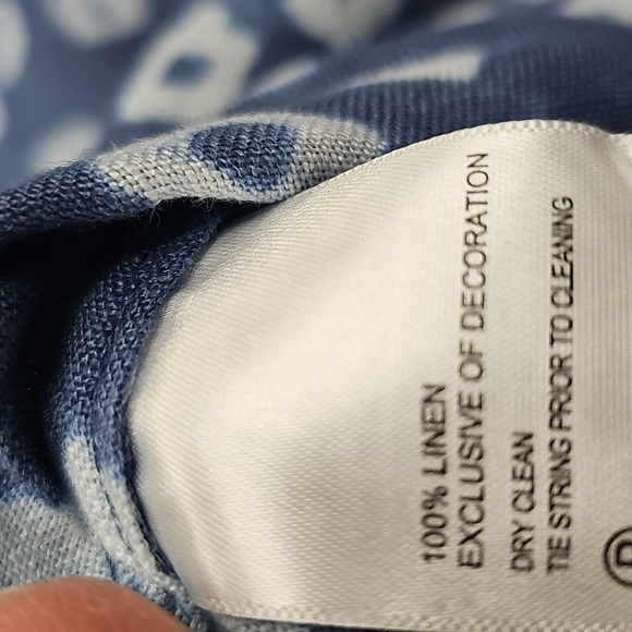 Tommy Bahama Shibori Linen Baja Hoodie, Blue White, Size Medium - Picture 8 of 12